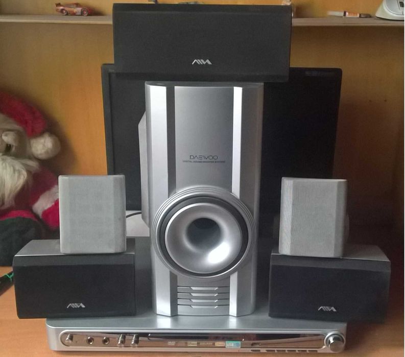 Kino Domowe Daewoo HC-622UX Amplituner+Głośniki 5.1.Subwoofer,Center