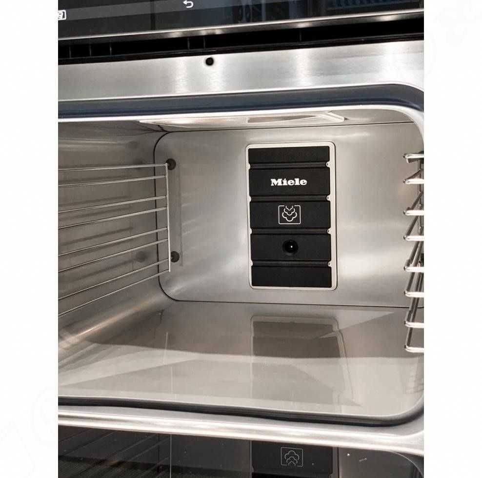 Парова піч Miele / Міле DGM 6800, комбінована, 45 см, чорна/хром