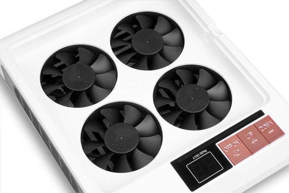 NOWY Pochłaniacz pyłu do paznokci kasetowy Clavier Biały Filtr Hepa