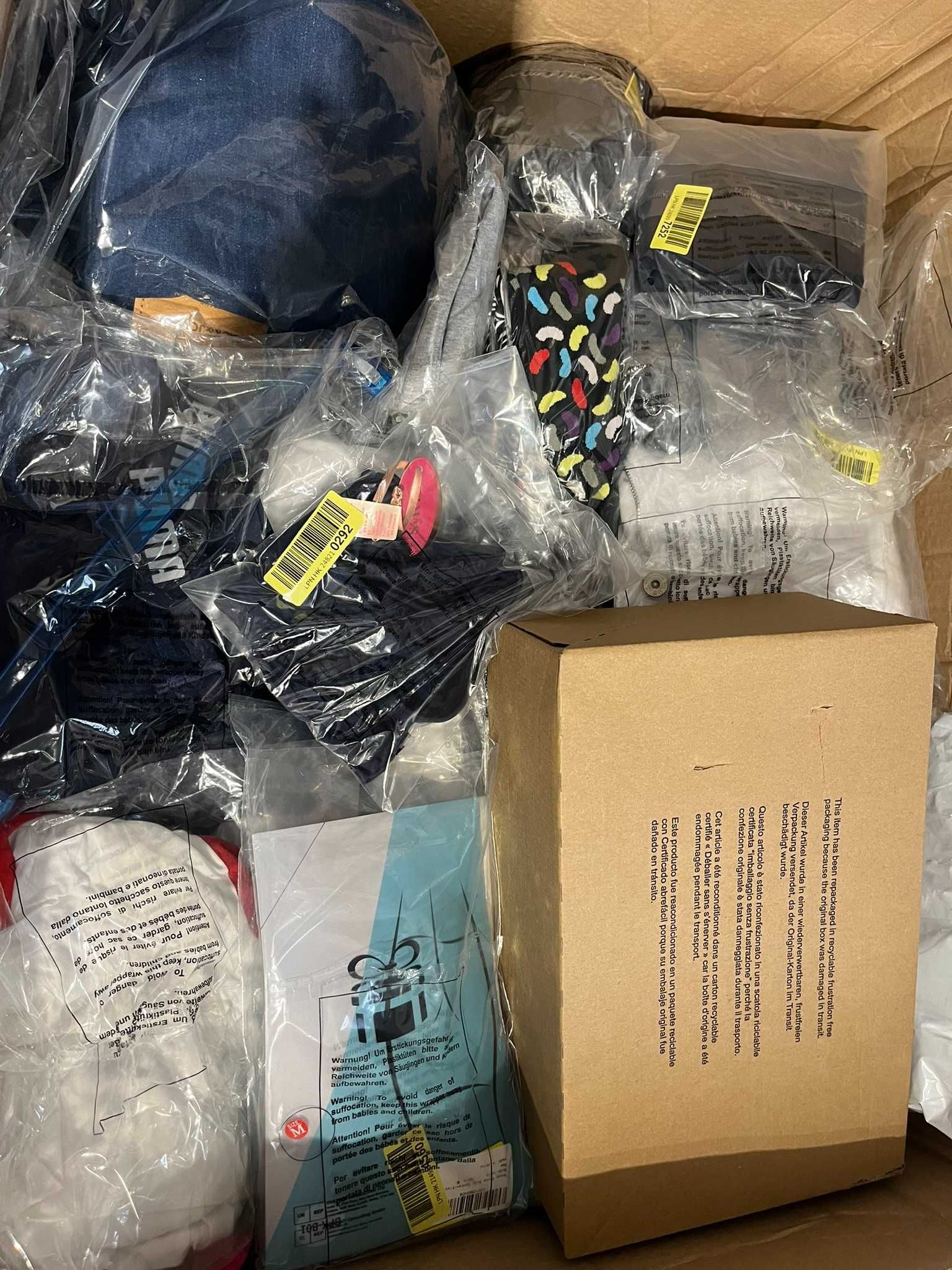 BOX MAŁY Odzież zwroty konsumenckie AMAZON HURT