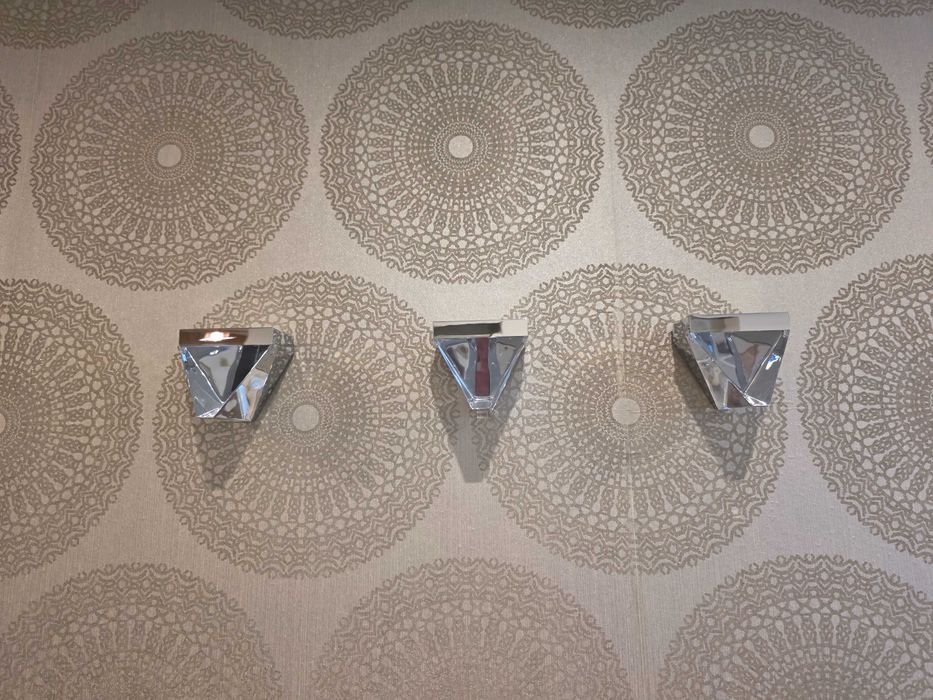 Lampa kryształowo-aluminiowa Tripla - iskrzący DIAMENT firmy FABBIAN