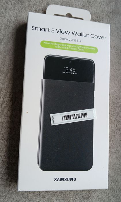 Etui Samsung S View Wallet Cover do Galaxy A33 5G Czarne