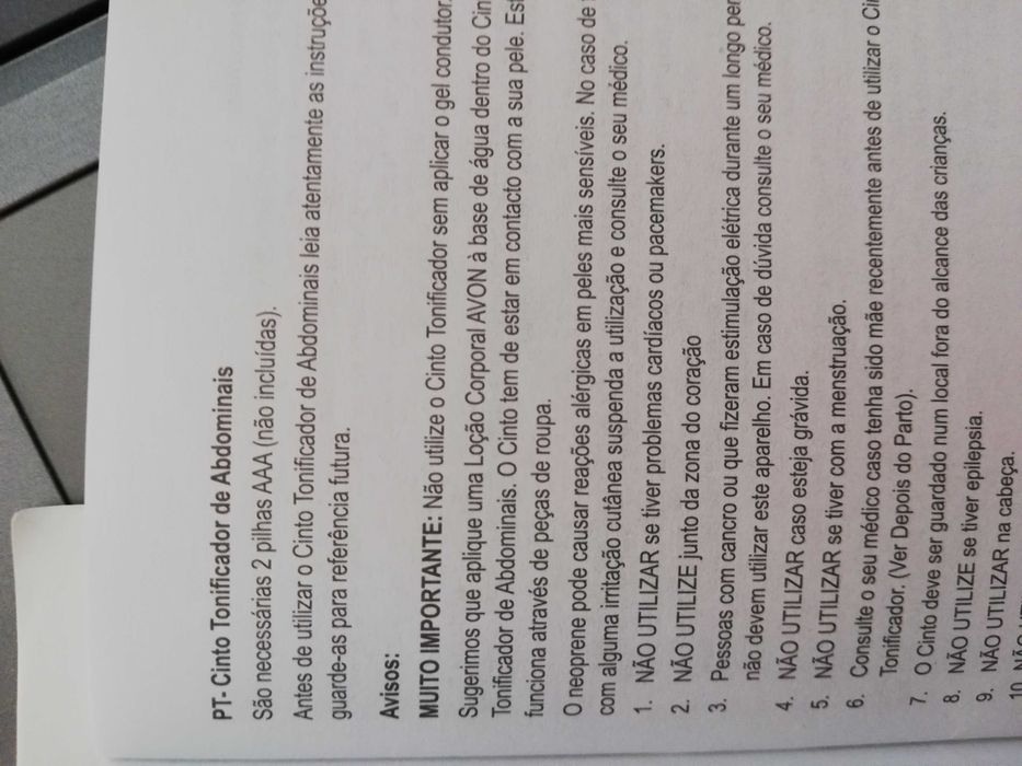 cinto tonificador abdominais