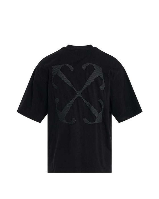 Футболка OFF-WHITE Arrow Embroidered Skate T-Shirt Black
