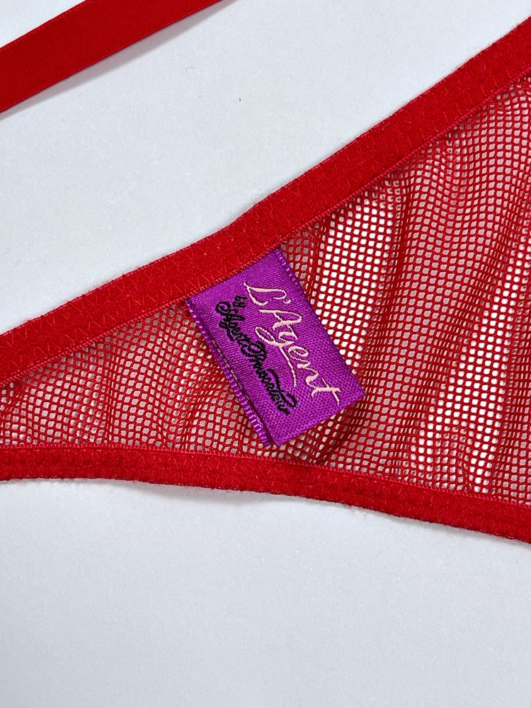 Червоні сітчасті труси стрінги XL Agent Provocateur оригінал