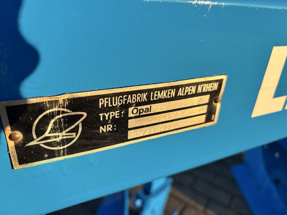 Pług 3+1 Lemken Opal 140 przedplużki kółko 4 skibowy obrotowy Lekki