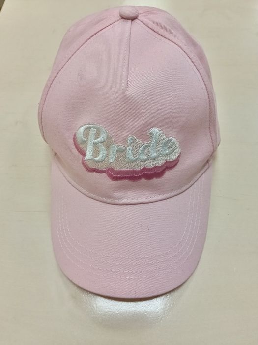 Нова жіноча рожева бавовняна бейсболка з надписом Brige (наречена).