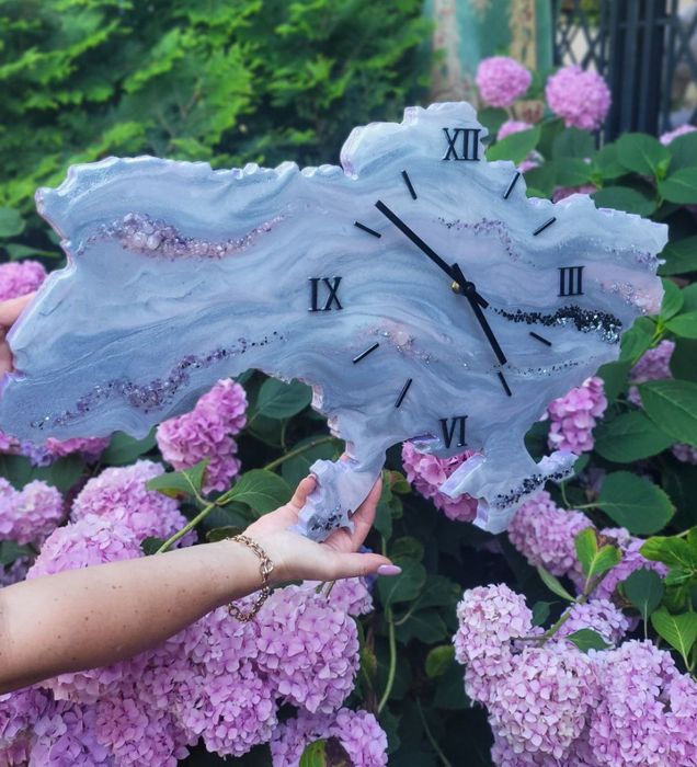 Патриотические часы Карта Украины