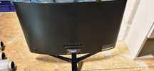 Monitor samsung c27f398fhu zakrzywiony uszkodzona matryca