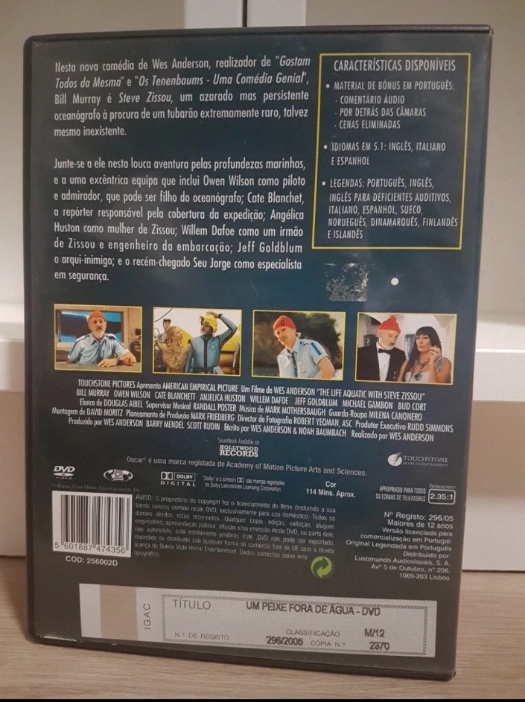 DVD peixe fora de água
