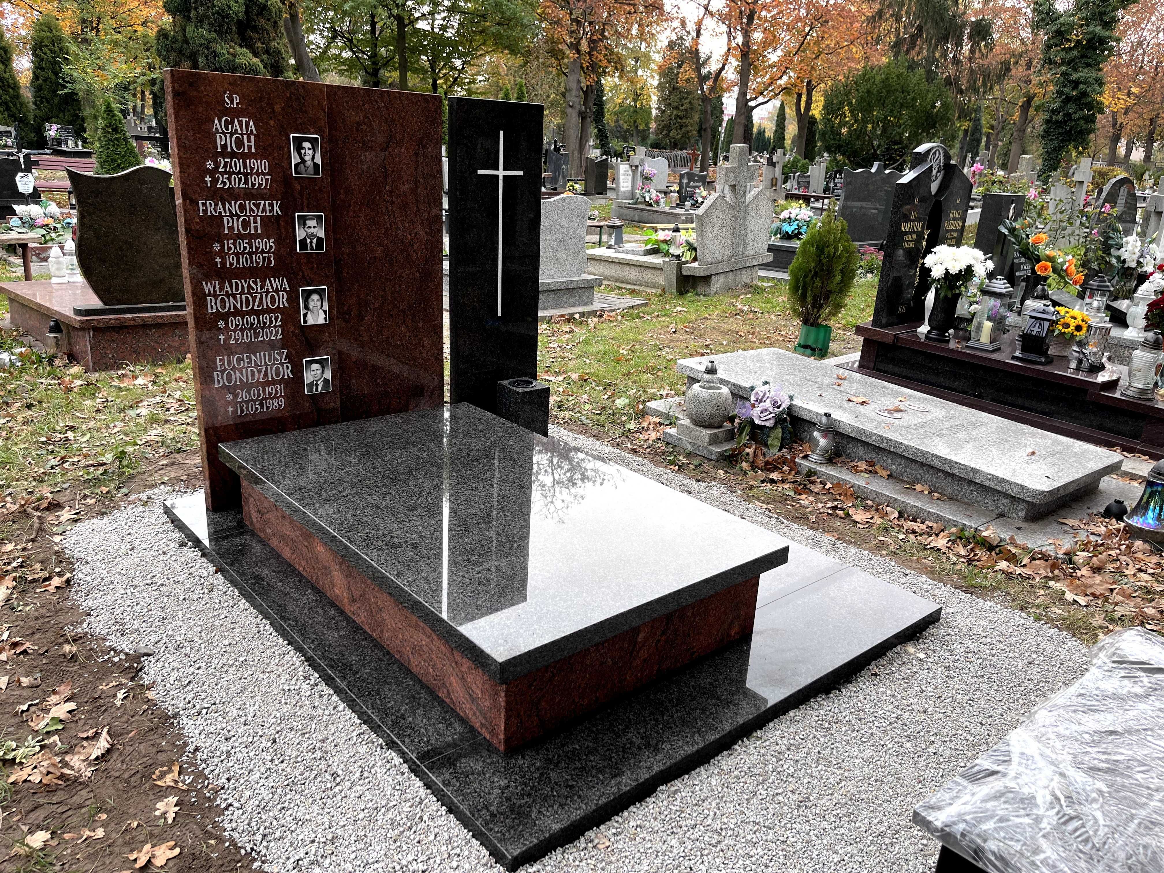 Nagrobki granitowe BRYŁA