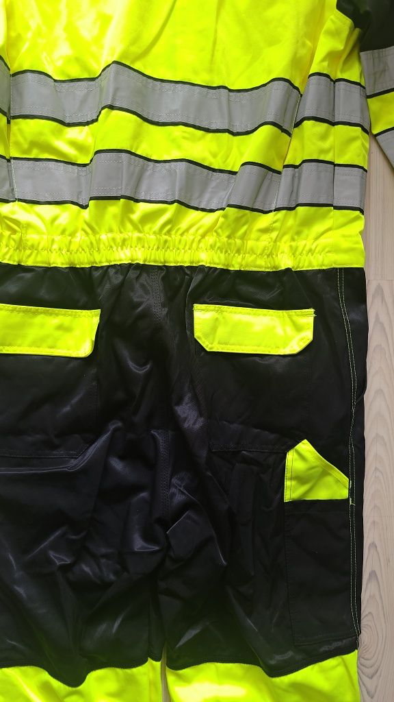 Bulldog Norway Hi-Vis DuraTwill XL kombinezon roboczy odblaskowy serwi