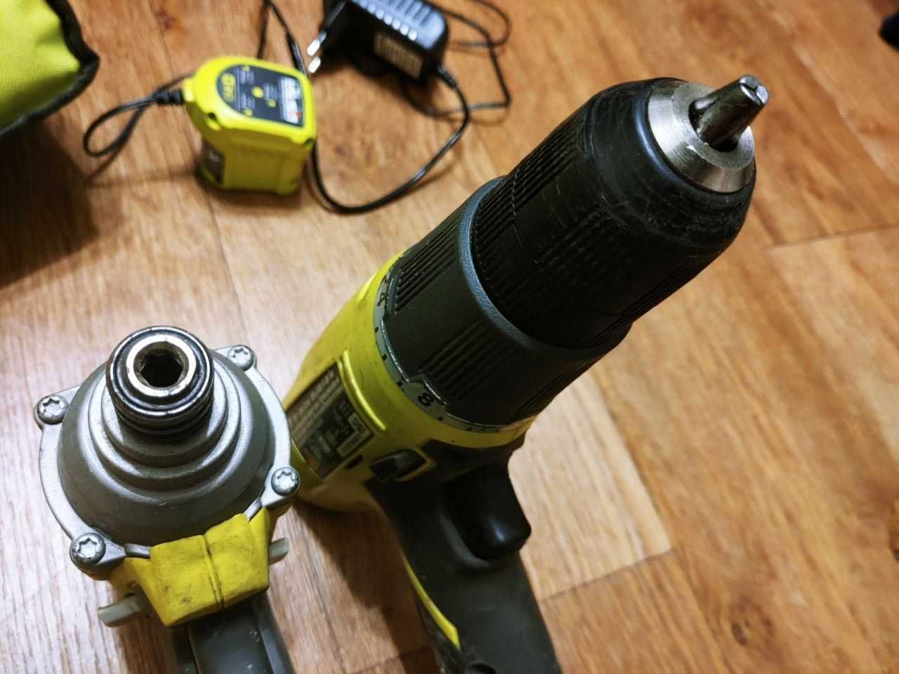 Шуруповерт Ryobi P209 + импульсный винтоверт/гайковерт P234 18V