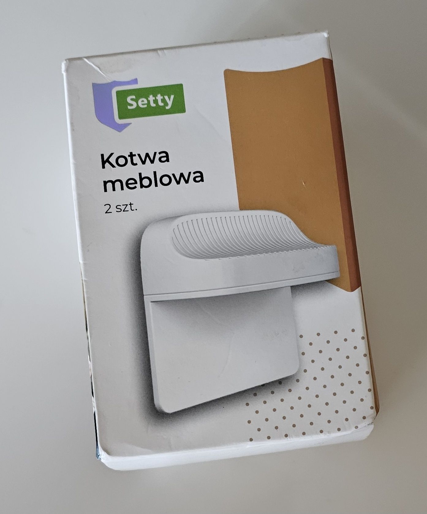 04 Kotwa meblowa 2szt. Zabezpiecza meble przed upadkiem