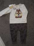 Kombinezon pajac nowy 86 Disney Smyk Cool Club szary