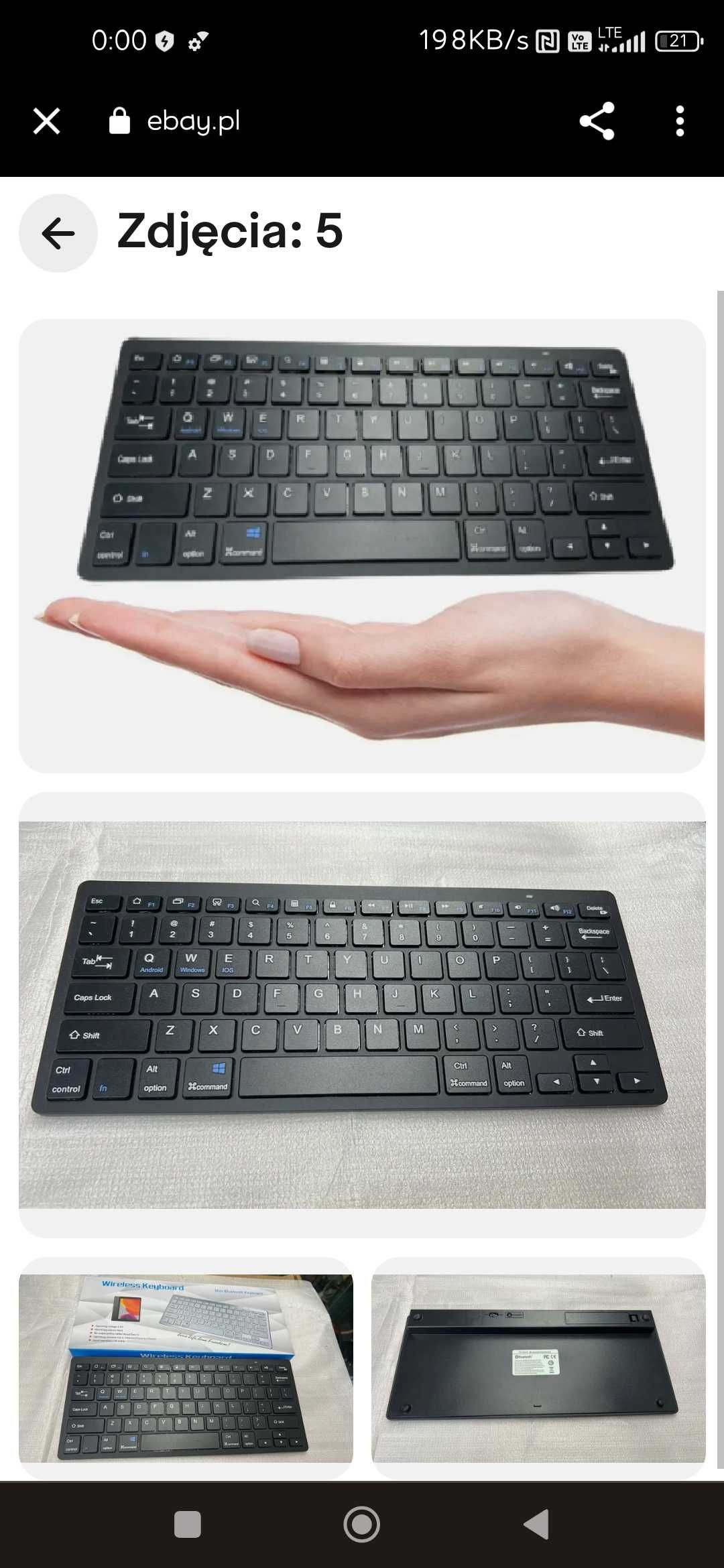 Klawiatura bezprzewodowa Bluetooth Keyboard