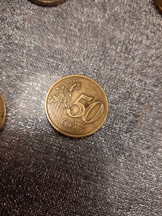 Monety kolekcjonerskie 1.2.50.2 Euro cent destrukt blad 2002.1999.2000