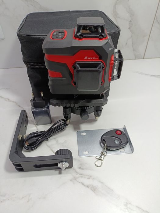 Лазерний рівень YEVOLT YVGLL4XS16 серії 4-площини 16-лінійний зелений