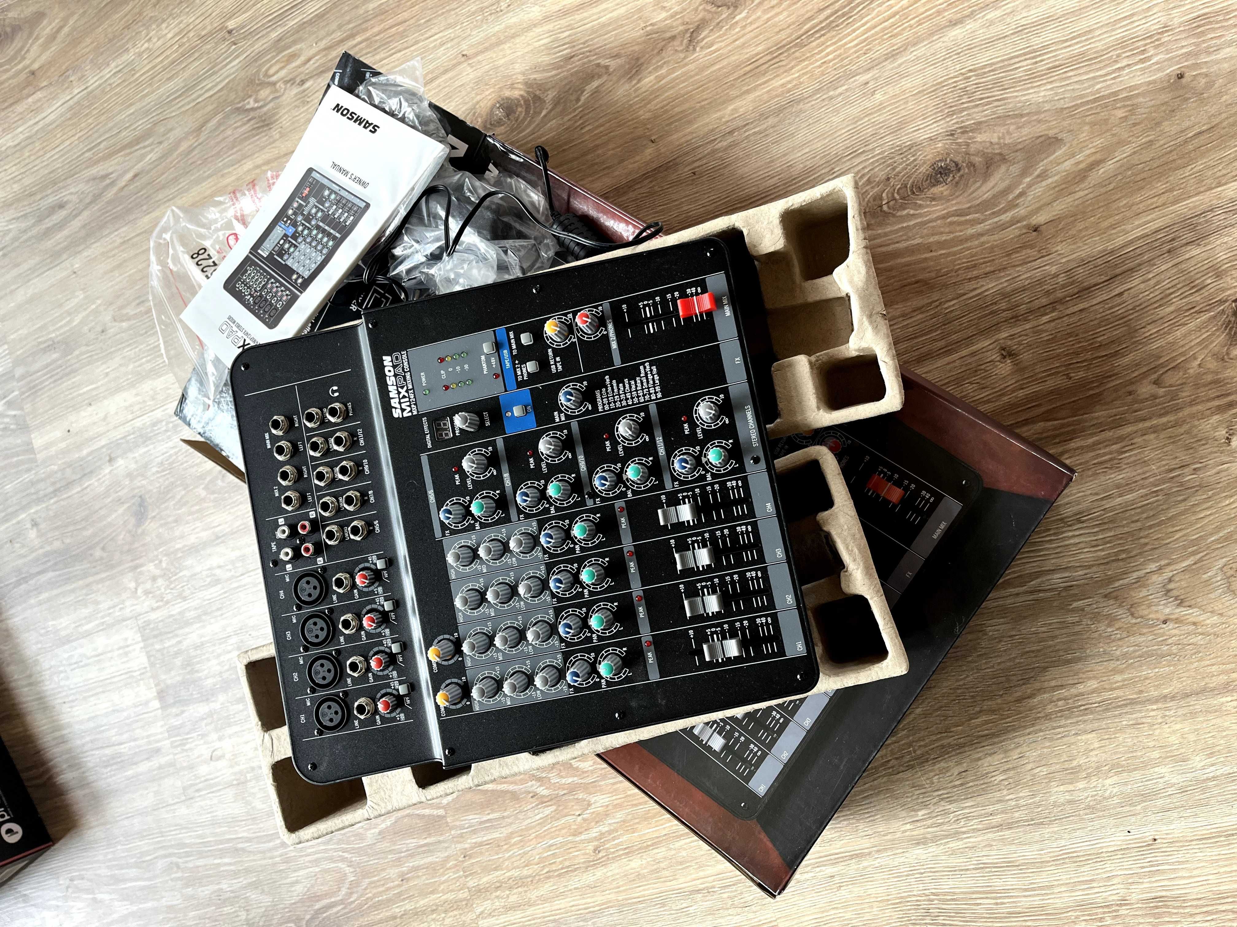 Samson MixPad MXP124FX - Nowy, nieużywany mikser audio, USB, FX