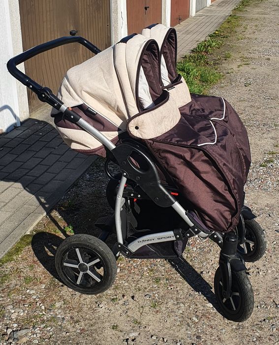 Wózek bliźniaczy Dorjan Twin Linen Line 2w1