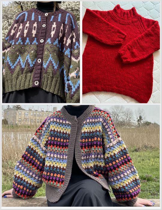 Sweter świąteczny na prezent zrób to sam