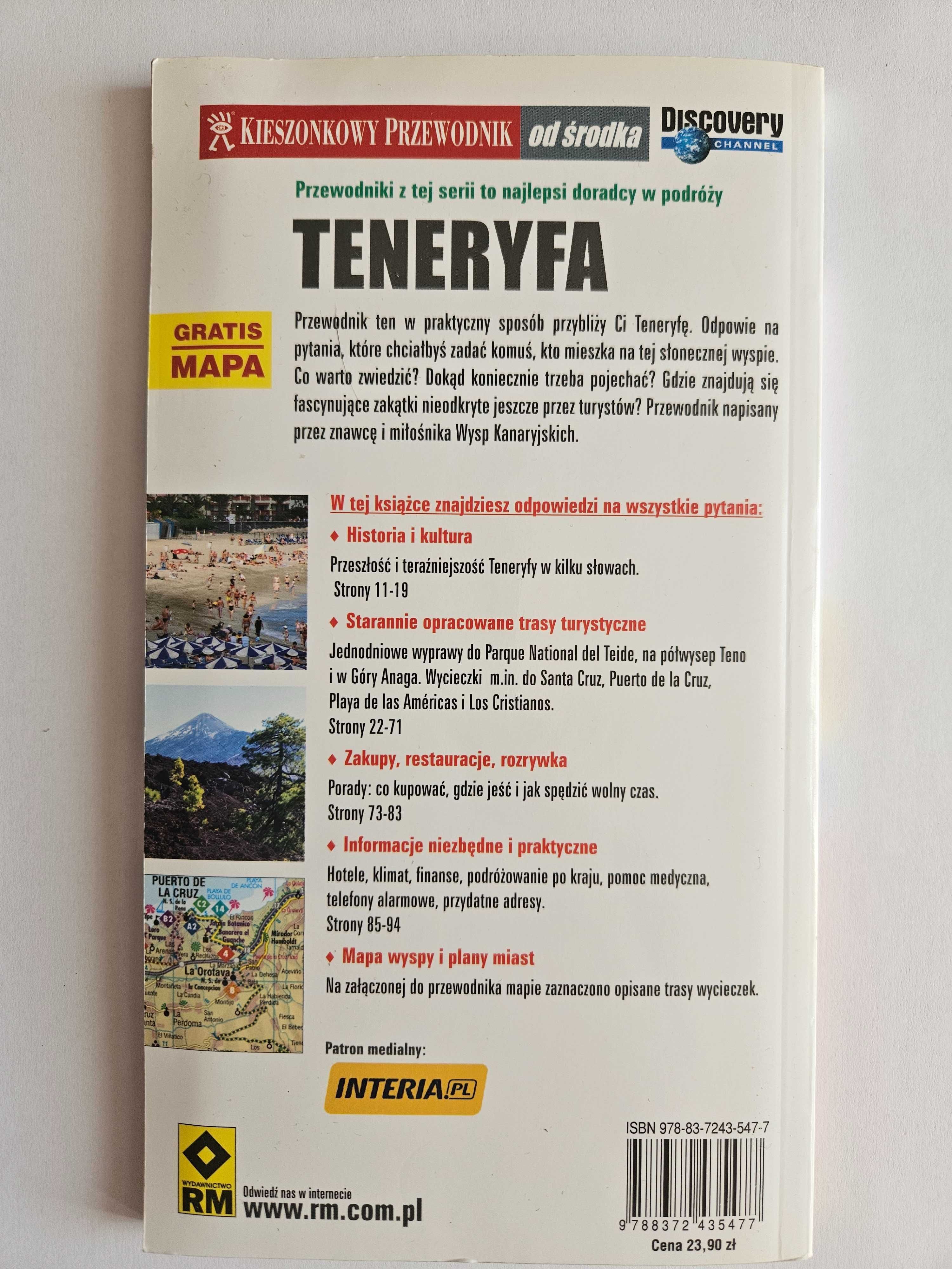 Kieszonkowy przewodnik TENERYFA + mapa