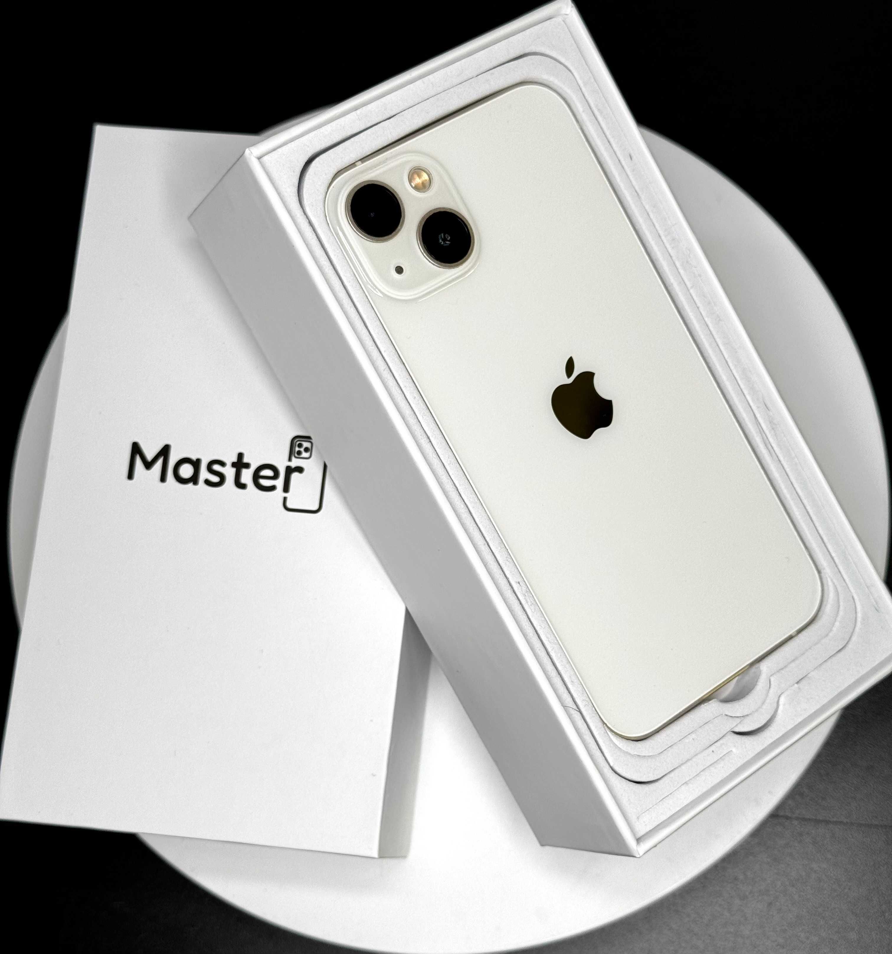 Apple iPhone 13 256GB White jak nowy 100% bat 6msc gwarancji
