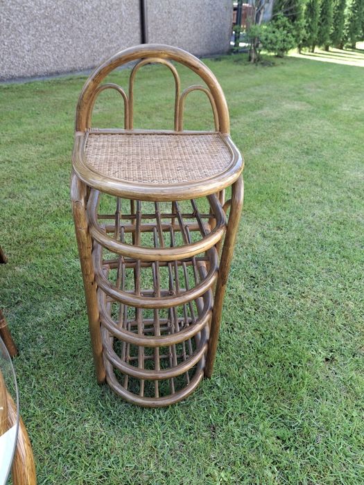 Zestaw ratanowy z poduszkami