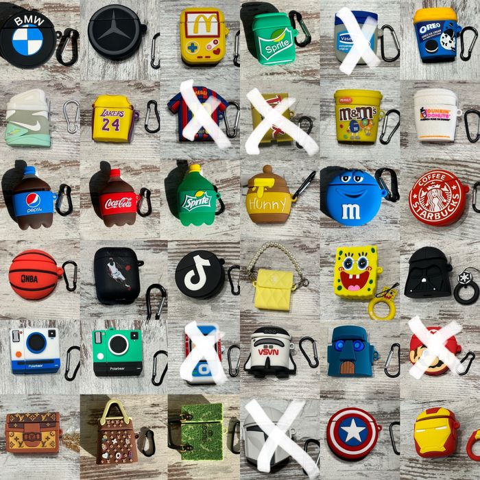 чехол Airpods силиконовый чехол, силиконовые чехлы для Еирподс распрод