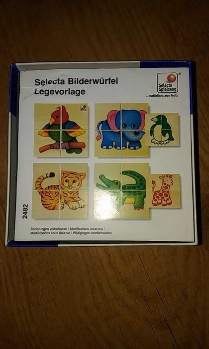 Puzzle de madeira - cubos