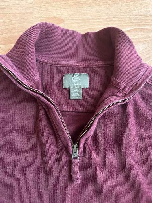 Klasyczny Timberland Sweter Half Zip 1/4 regular fit - styl wygoda