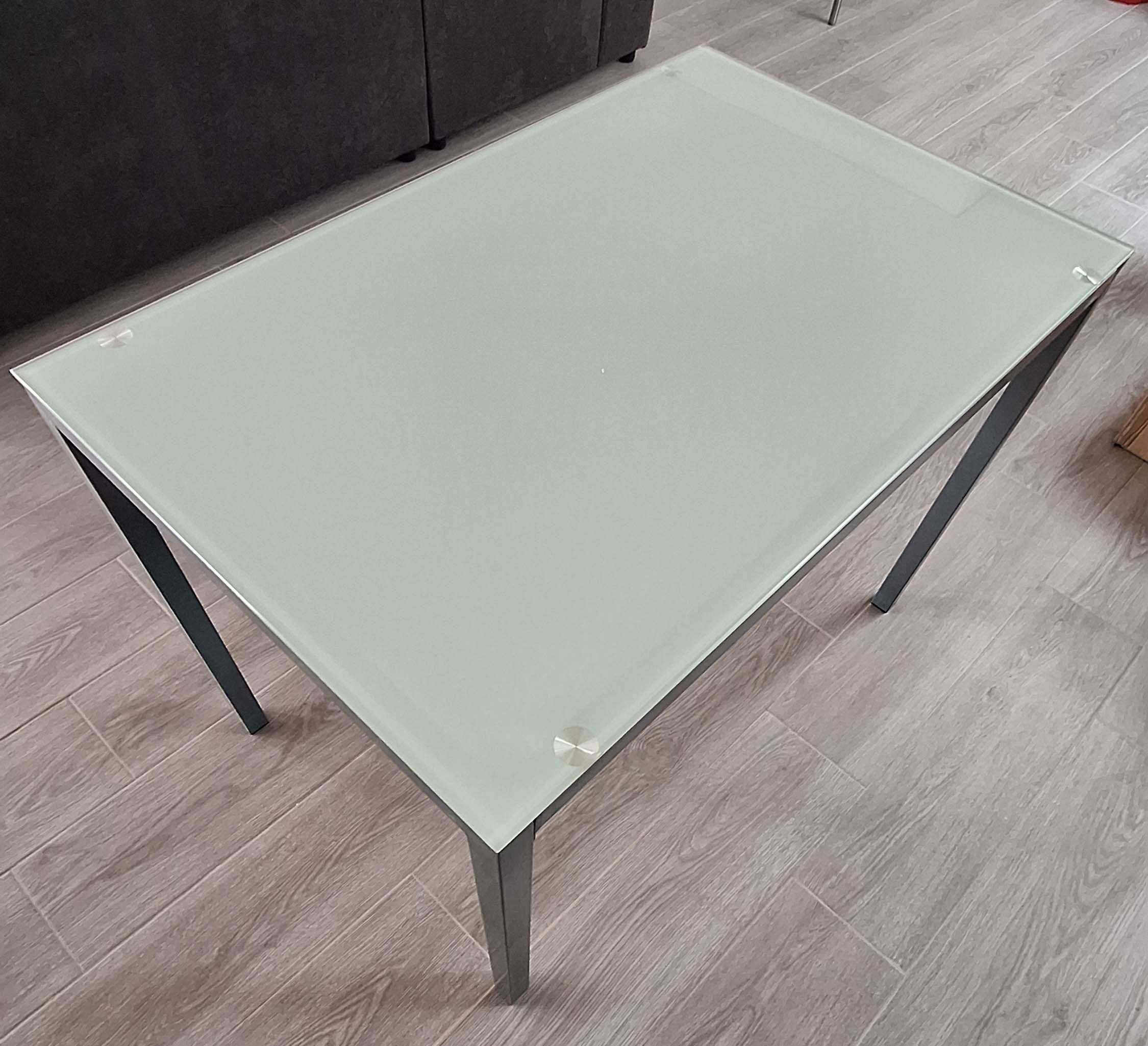 Mesa de vidro 70x110cm