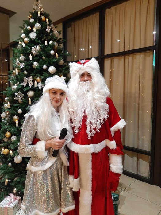 Новорічне Експрес привітання Санти+ Місіс або Дід Мороз+ Снігуронька