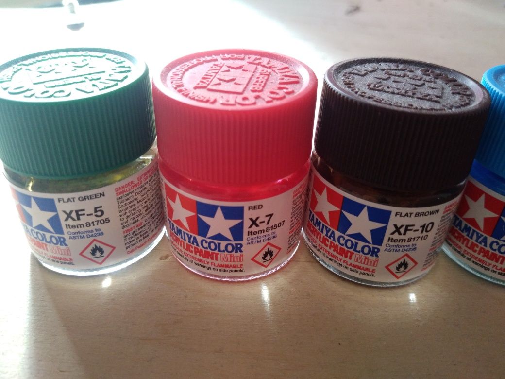 Farby akrylowe modelarskie TAMIYA, 23ml,10ml