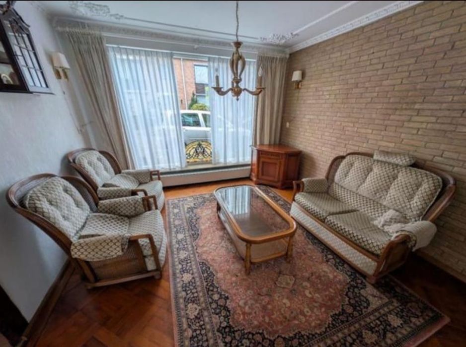 Stylowy zestaw wypoczynkowy z rafią