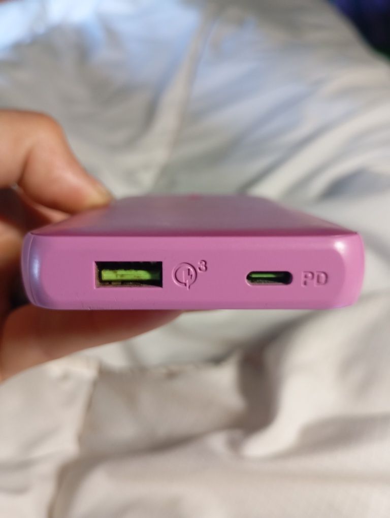 Bateria/Power bank 10000 mAh rosa