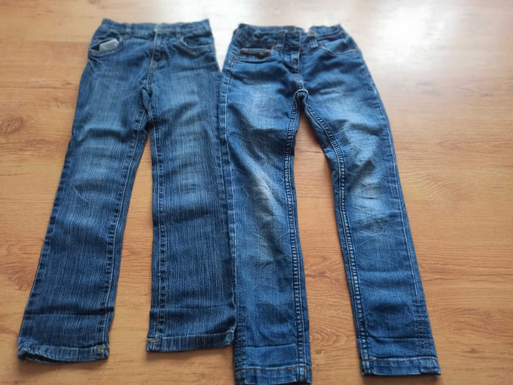 Spodnie jeans 116-128 dla dziewczynki