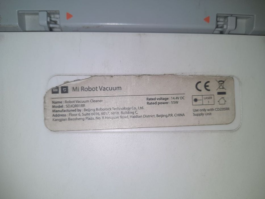 Робот-Пылесос Xiaomi Mijia Mi Robot Vacuum Cleaner SDJQR02RR