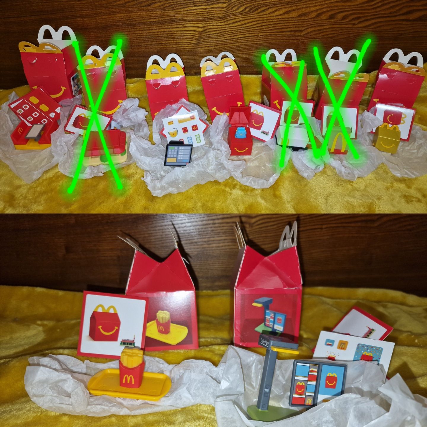 Хеппі міл міні McDonald's мини Макдональдс фігурки каса столик підніс.