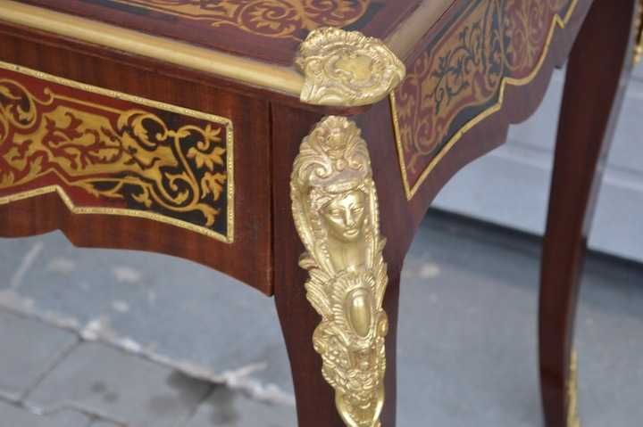 Biurko BOULLE Instarsje Z BRĄZU stół - NR 1 - HIT!