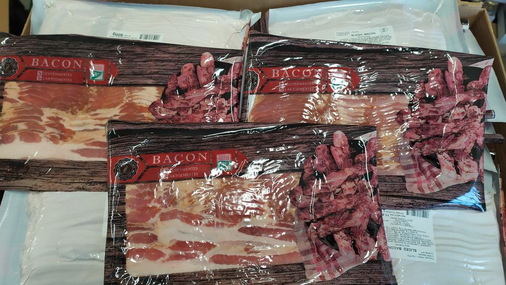 Бекон слайсований, бекон Угорщина, бекон нарізка, бекон слайс, Дріпол