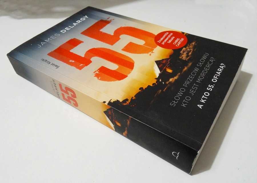 Książka tytuł "55" - autor James Delargy, kryminał, kolekcja