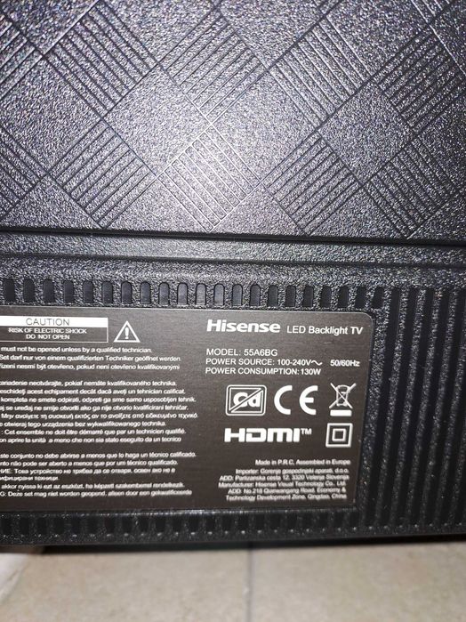 Tv Hisense 55A6BG