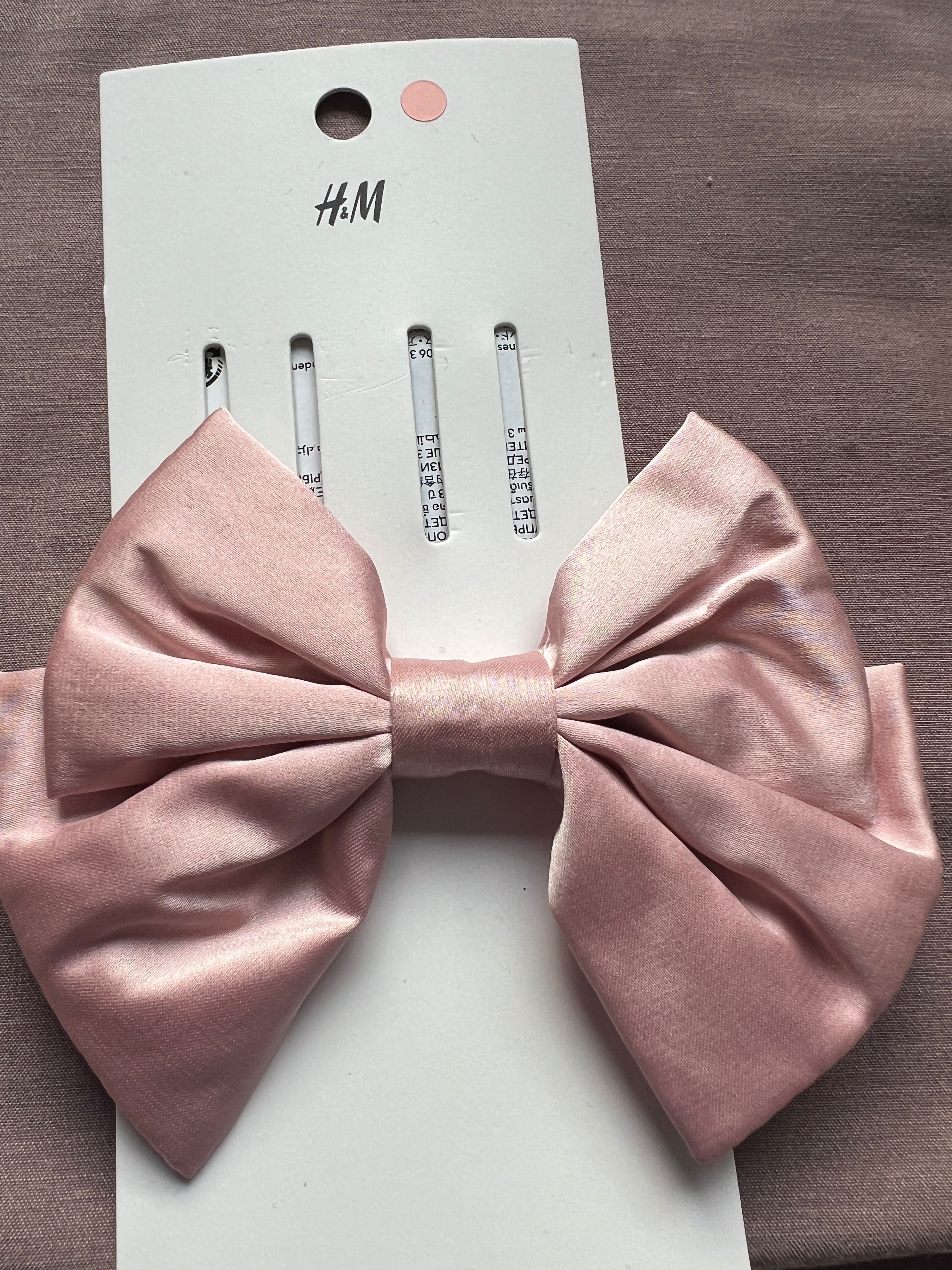 H&M spinka do włosów 3-pak zestaw spinek różowe
