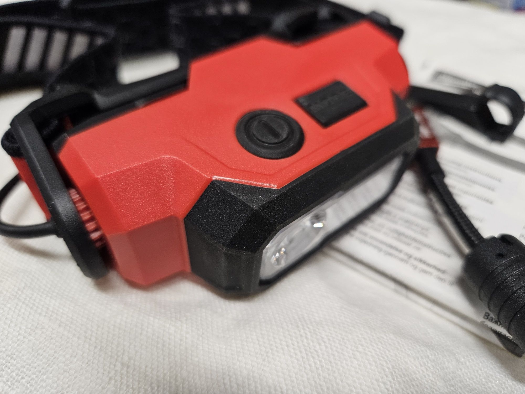 Akumulatorowa latarka-czołówka USB L4 HL-VIS NOWA