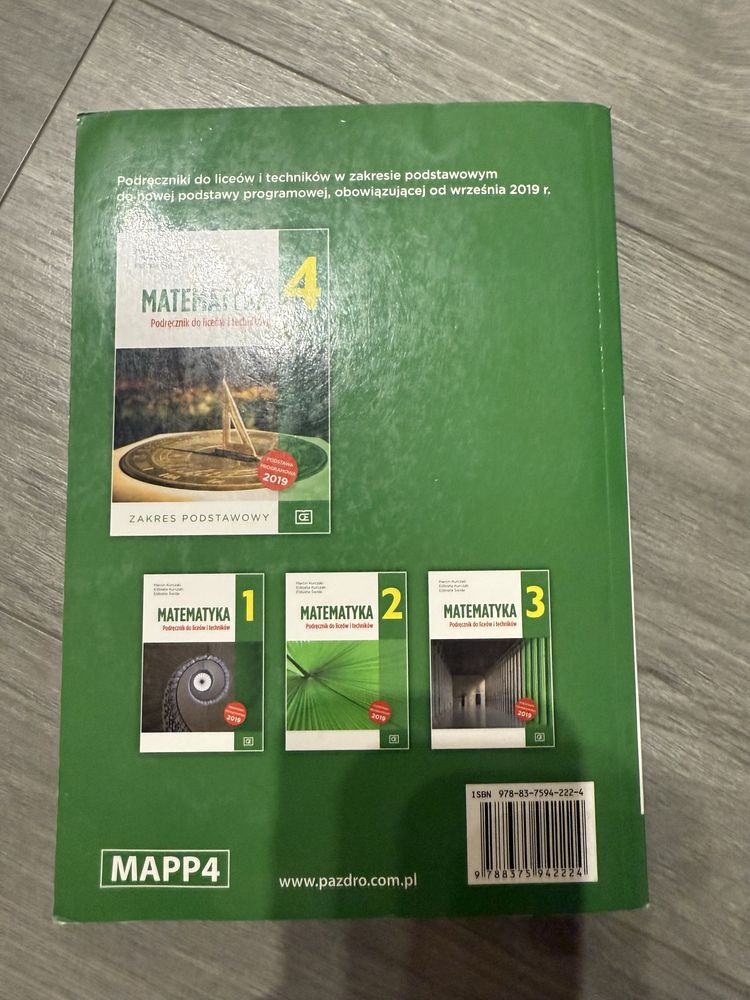 Matematyka 4 zakres podstawowy