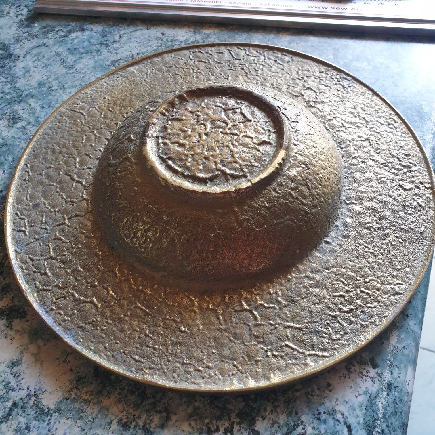 Vintage Danish Bronze Zodiac Dish from Nordisk Malm, 1940s