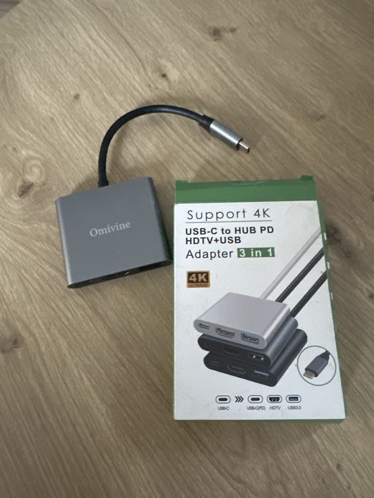 Adapter Usb C do usb c USB i HDTV