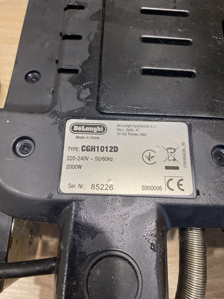 Гриль электрический delonghi cgh-1012d