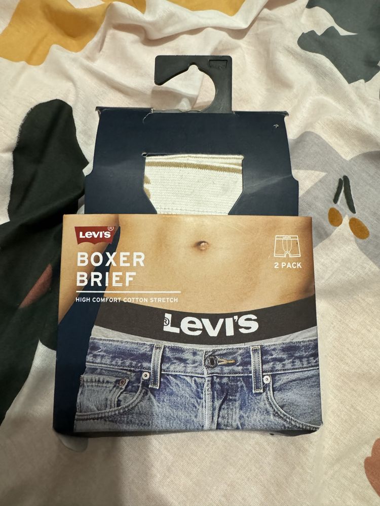 Мужские трусы Levi's  2 шт (серые и черные)